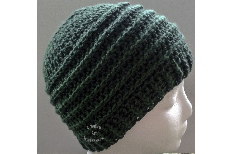 Green Messy Bun Hat