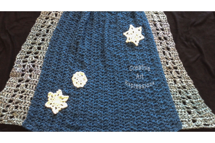 Ice Snow Princess Dress Blanket Thick & soft