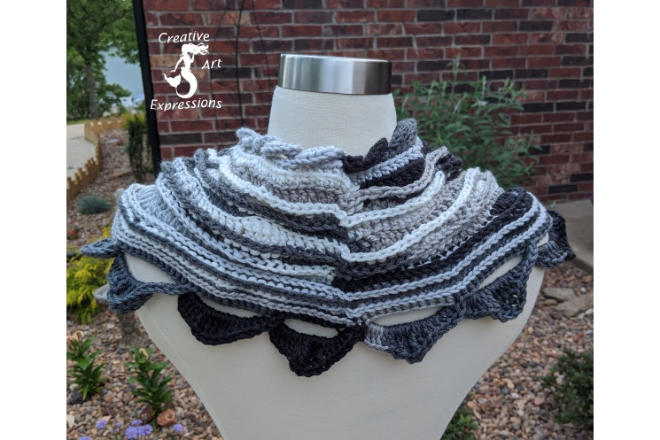 Midnight Sea Breeze Infinity Scarf