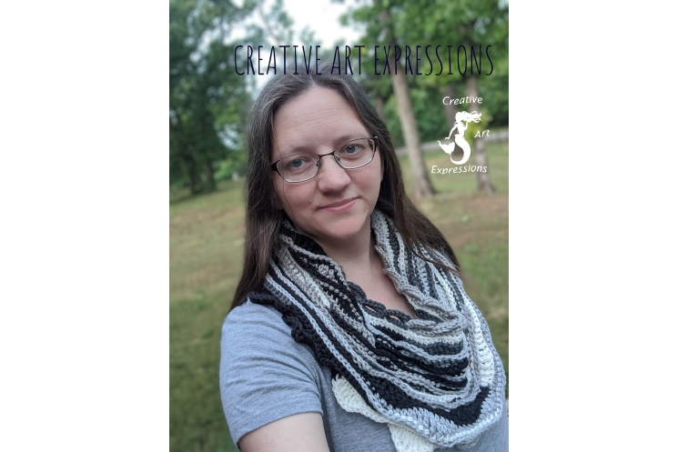 Midnight Sea Breeze Infinity Scarf