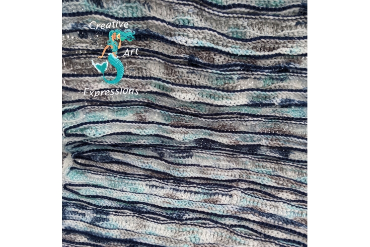 Seafoam Whispers Baby or Lap Blanket