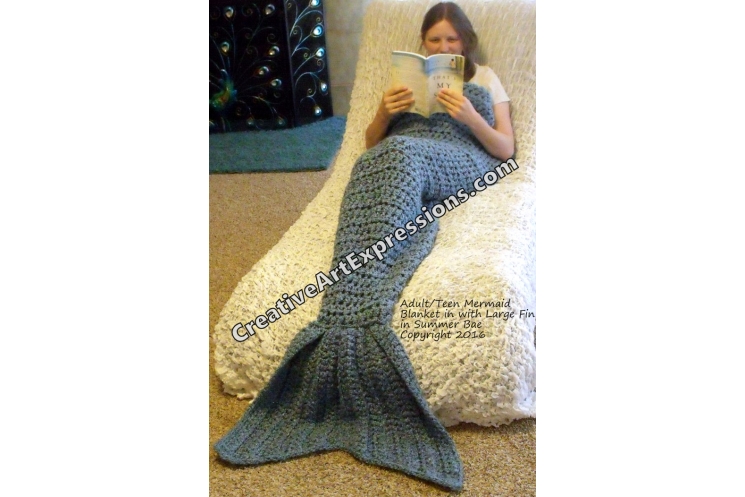 Mermaid Blanket in Summer Bay