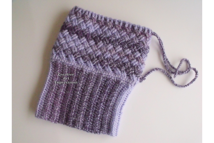 Messy Bun Ponytail Hat Cowl Combo