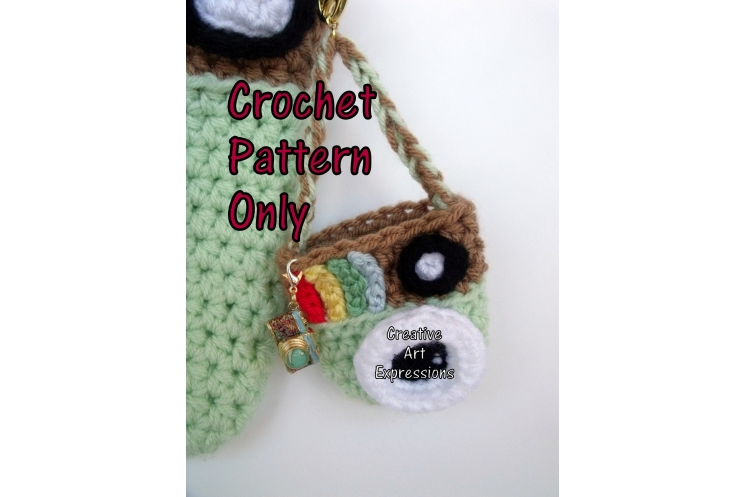 Camera Purse & Miniature Camera Purse Crochet Pattern