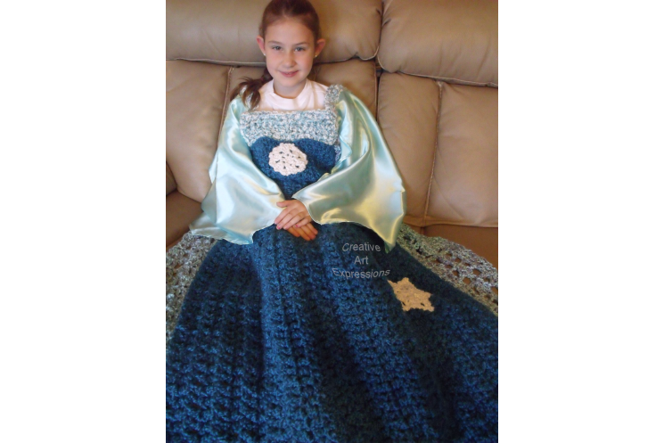 Ice Snow Princess Dress Blanket Thick & soft