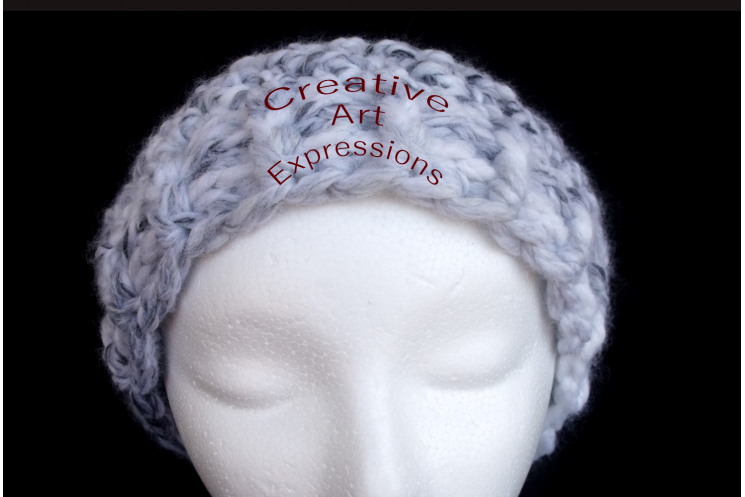 Chunky Slouchy Beanie Black & White
