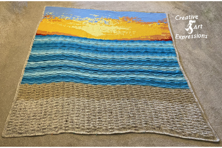 Sand Sea Sky King Blanket