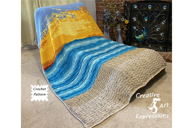 Sand Sea Sky King Blanket