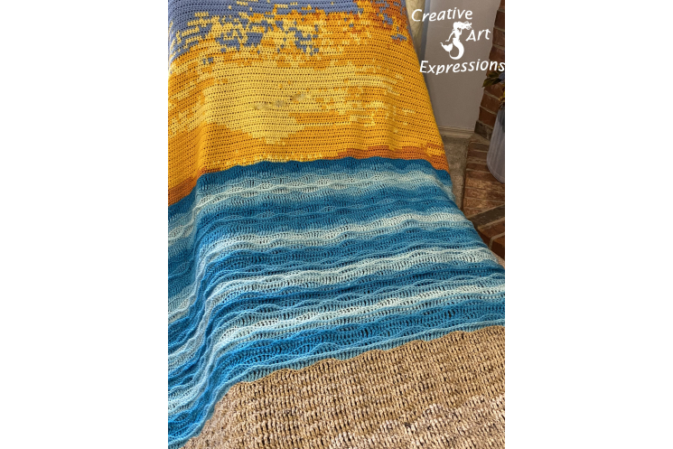 Sand Sea Sky King Blanket