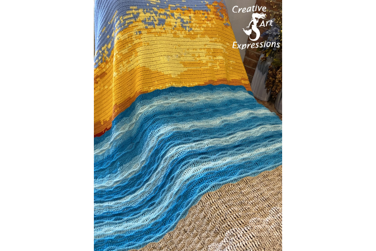 Sand Sea Sky King Blanket