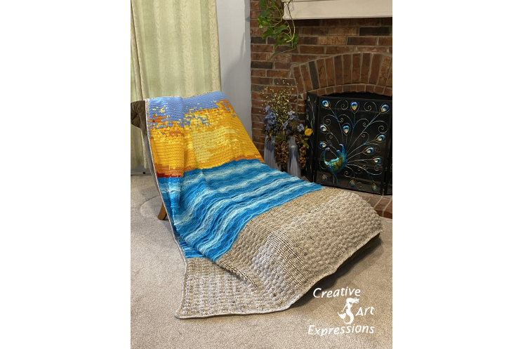 Sand Sea Sky King Blanket
