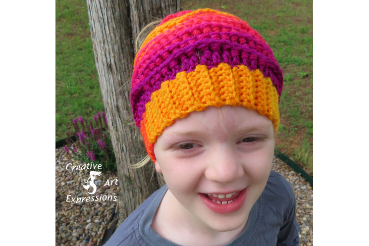 Sunset Sea Messy Bun Sea Breeze Hat