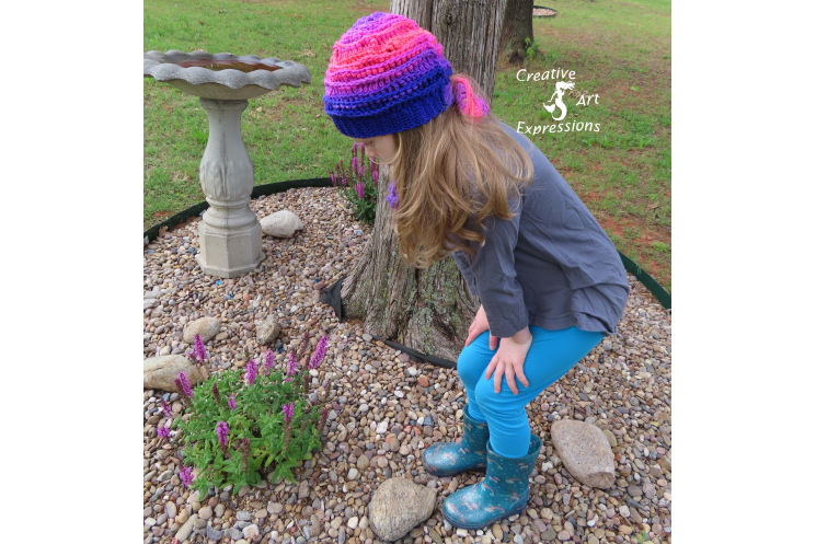 Sea Breeze Hat & Infinity Scarf in Flamingo Bay