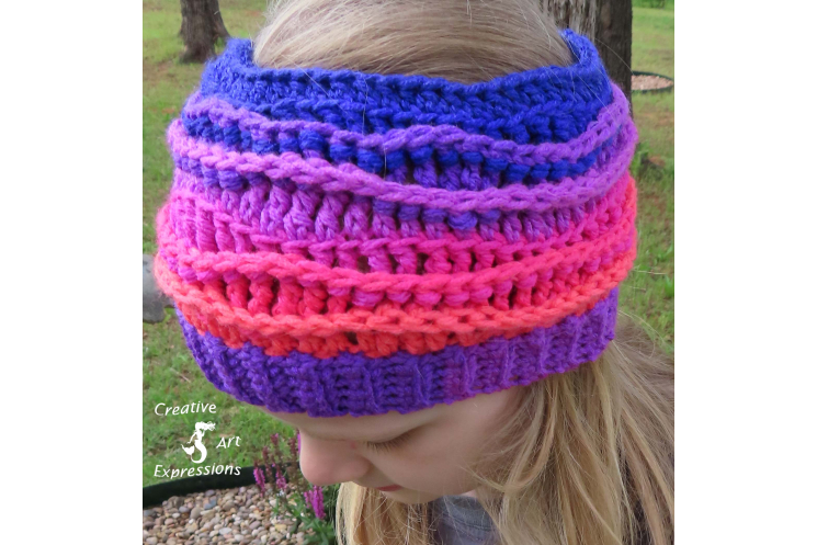 Sea Breeze Headband in Flamingo Bay Child 2-5 yrs