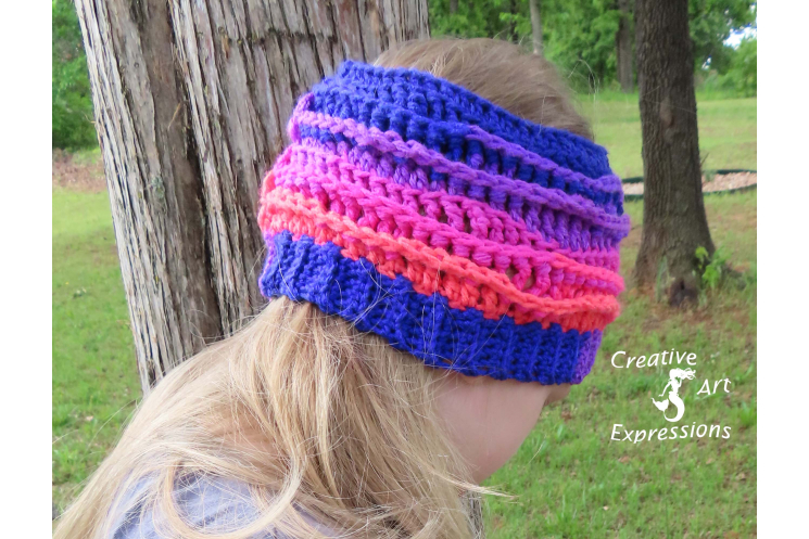 Sea Breeze Headband in Flamingo Bay Child 2-5 yrs