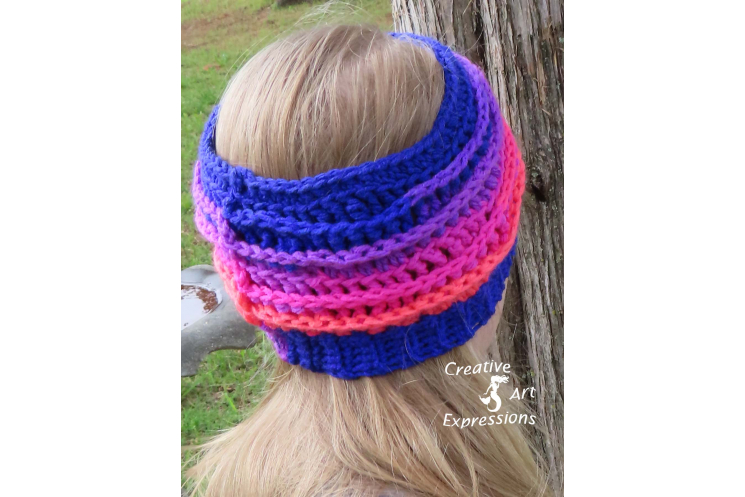 Sea Breeze Headband in Flamingo Bay Child 2-5 yrs