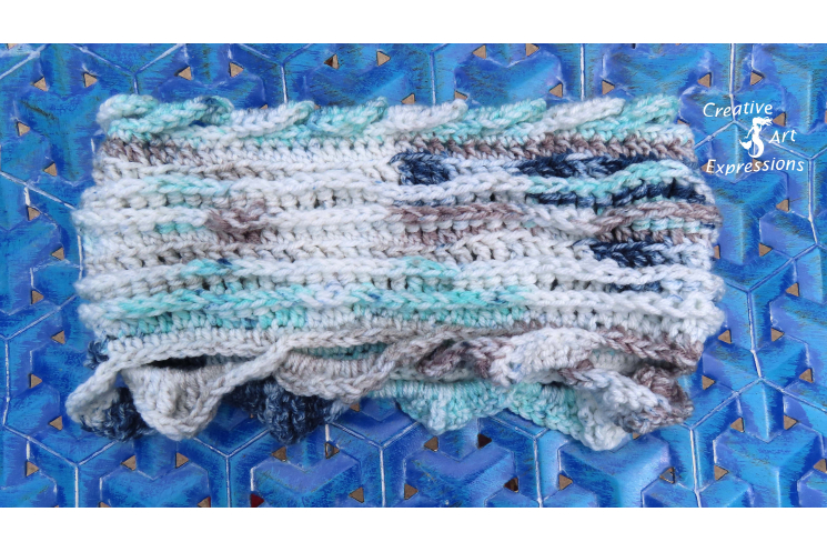 Sea Breeze Infinity Scarf Child 2-5 yrs in Sea Foam Whispers