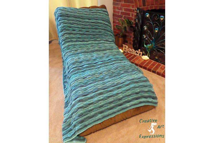 Sea Breeze King Size Blanket in Blue-tiful