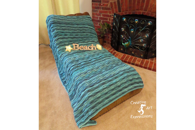 Sea Breeze King Size Blanket in Blue-tiful