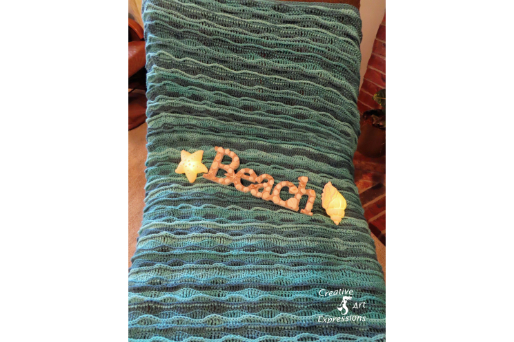 Sea Breeze King Size Blanket in Blue-tiful