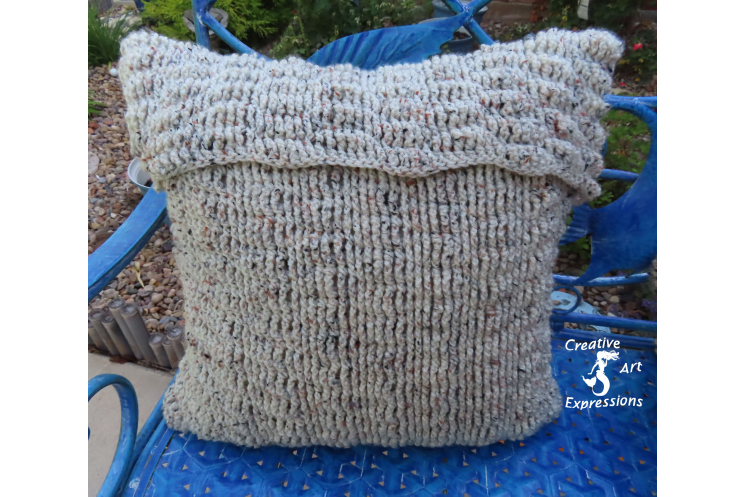 Back of Large Sand Dunes Pillowcase