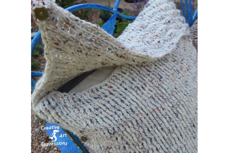 Magnetic Snap closure on Sand Dunes Pillowcase