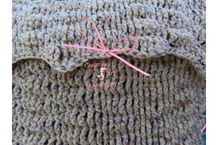 Ribbon closure on Sand Dunes Pillowcase