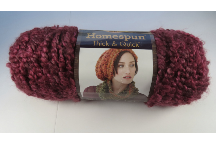 Lion Brand Homespun Thick & Quick Claret