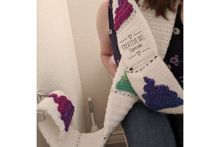 Toilet Paper Unicorn Poop Emoji Scarf Adult Teen