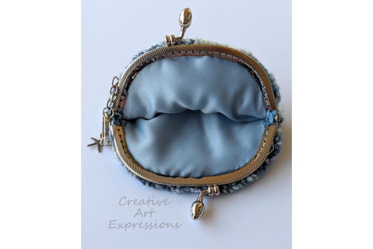 Open Seashell Coin Purse