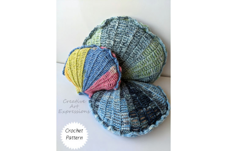 Seashell Pillows Small Medium Large