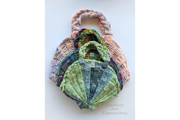 Seashell Purse 3 sizes