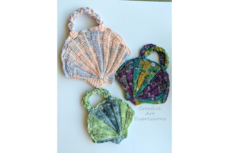Seashell Purse 3 sizes