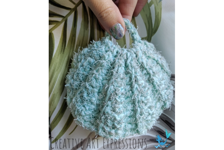 Small Seashell Scrubby cotton & scrubby yarn