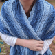 Sea Breeze Pocket Shawl Sapphire Seas