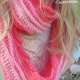 Sea Breeze Long Infinity Scarf in Sea Coral Youth 6-10