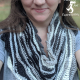 Sea Breeze Infinity Scarf in Midnight Seas