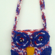 Red White Blue Owl Purse Crocheted