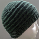Green Messy Bun Hat