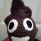 Child Poop Emoji Crocheted Hat without Ear flaps