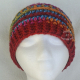 Bright Colored Hat Adult Teen Red Pom