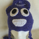 Purple Sparkle Poop Hat Adult Teen