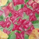 Hand Painted Lantana In Bloom Acrylic Painting