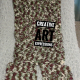 Back of MOB Gamer Sleeper Blanket Crocheted MOB Camo Blanket