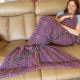 Purple Adult Teen Mermaid Blanket