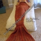 Mermaid Blanket in Mandarin Mermaid Blanket in Mandarin