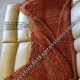 Back of Mermaid Blanket in Mandarin Back of Mermaid Blanket in Mandarin