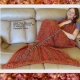 Mermaid Blanket in Mandarin