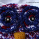 Creative Art Expressions Hand Crocheted Patriotic Owl Purse