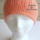 Adult Teen Messy Bun Hat in Coral Adult Teen Messy Bun Hat in Coral